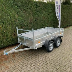 Bakwagen - Heavy Duty - Alu - 258 x 130 cm - 2 as - 750 kg