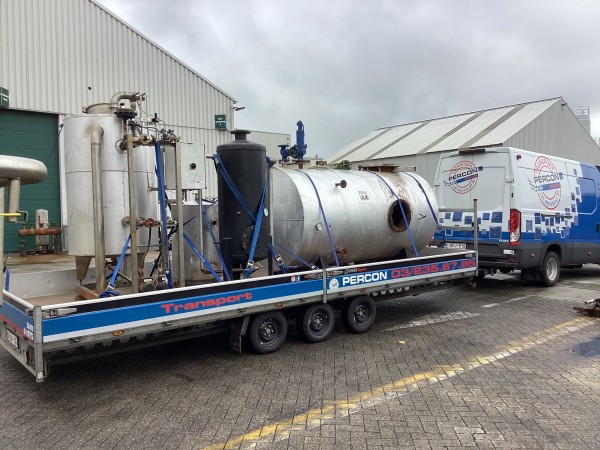 Verhuis van industriële installatie